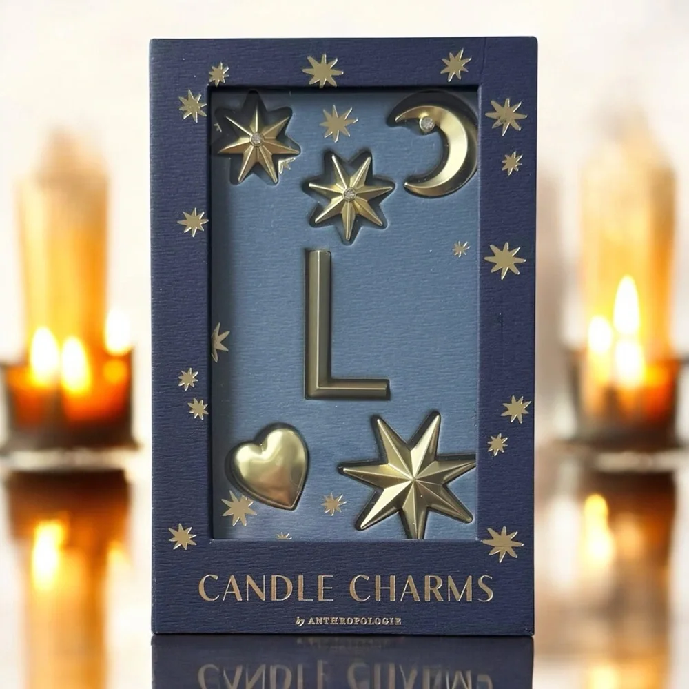 Anthropologie Monogram Candle Charms | L_4